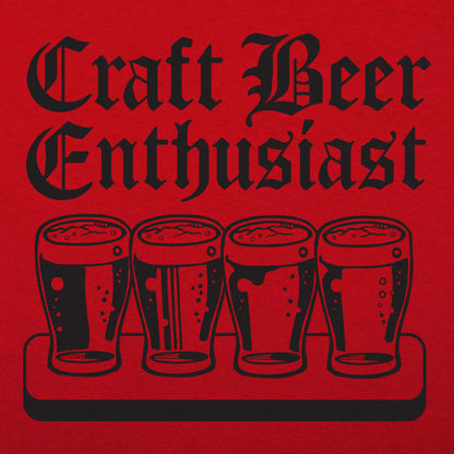 Craft Beer Enthusiast with Beer Flight