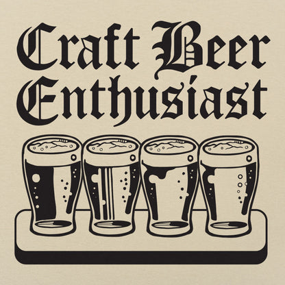 Craft Beer Enthusiast with Beer Flight
