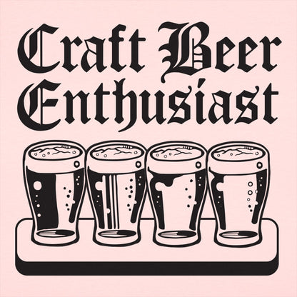 Craft Beer Enthusiast with Beer Flight