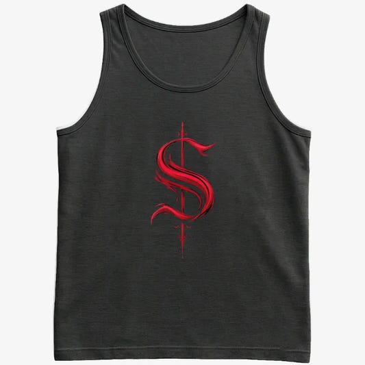 Crimson Scroll T-Shirt graphic Men's Tank Top in Black
