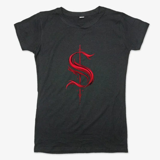 Crimson Scroll T-Shirt graphic Women's T-Shirt in Midnight