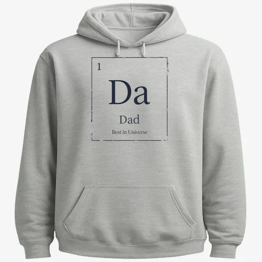 Dad Periodic Table Element T-Shirt-Hoodie-Gray Heather