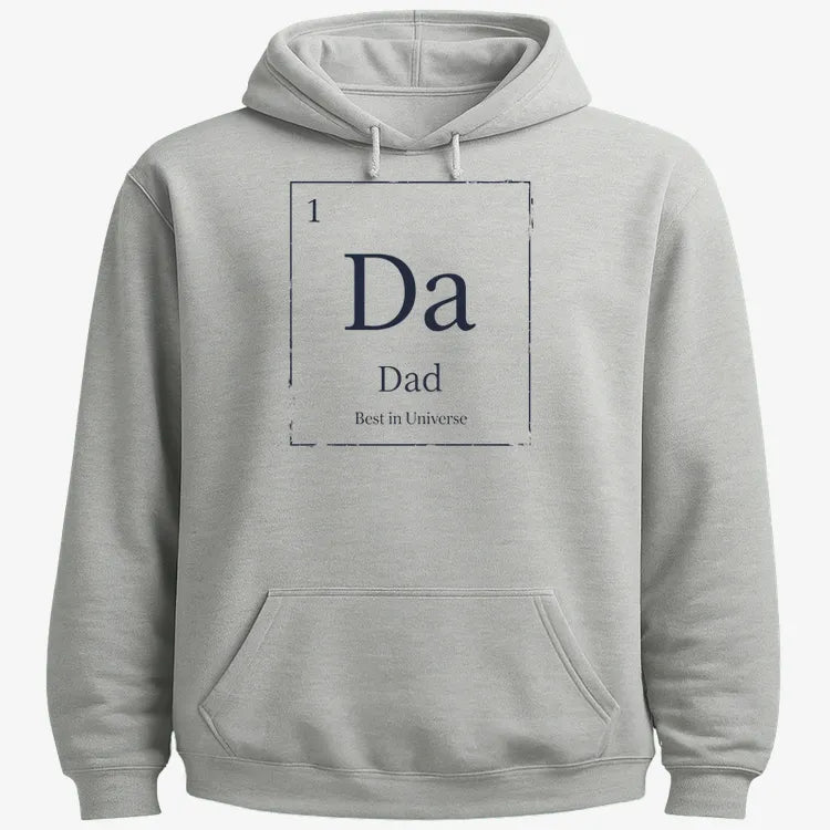 Dad Periodic Table Element T-Shirt-Hoodie-Gray Heather