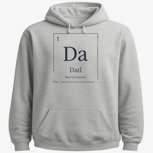 Dad Periodic Table Element T-Shirt-Hoodie-Gray Heather