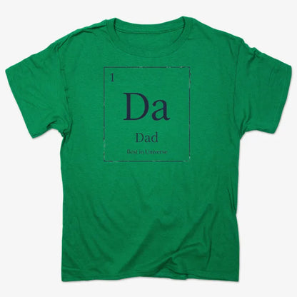 Dad Periodic Table Element T-Shirt-Men's T-Shirt-Kelly Green Heather