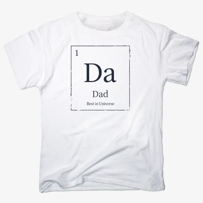 Dad Periodic Table Element T-Shirt-Men's T-Shirt-White