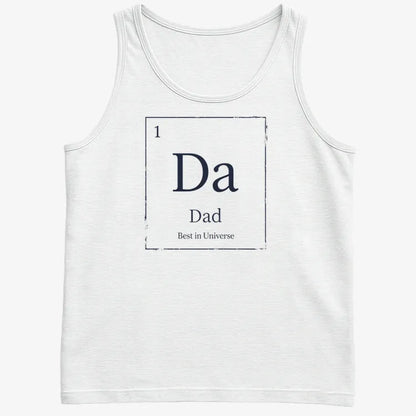 Dad Periodic Table Element T-Shirt-Men's Tank Top-White