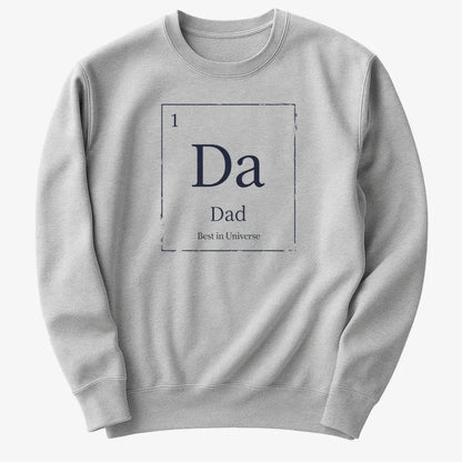 Dad Periodic Table Element T-Shirt-Sweater-Gray Heather
