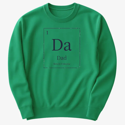 Dad Periodic Table Element T-Shirt-Sweater-Green