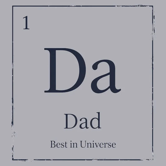 Dad Periodic Table Element T-Shirt graphic tee design