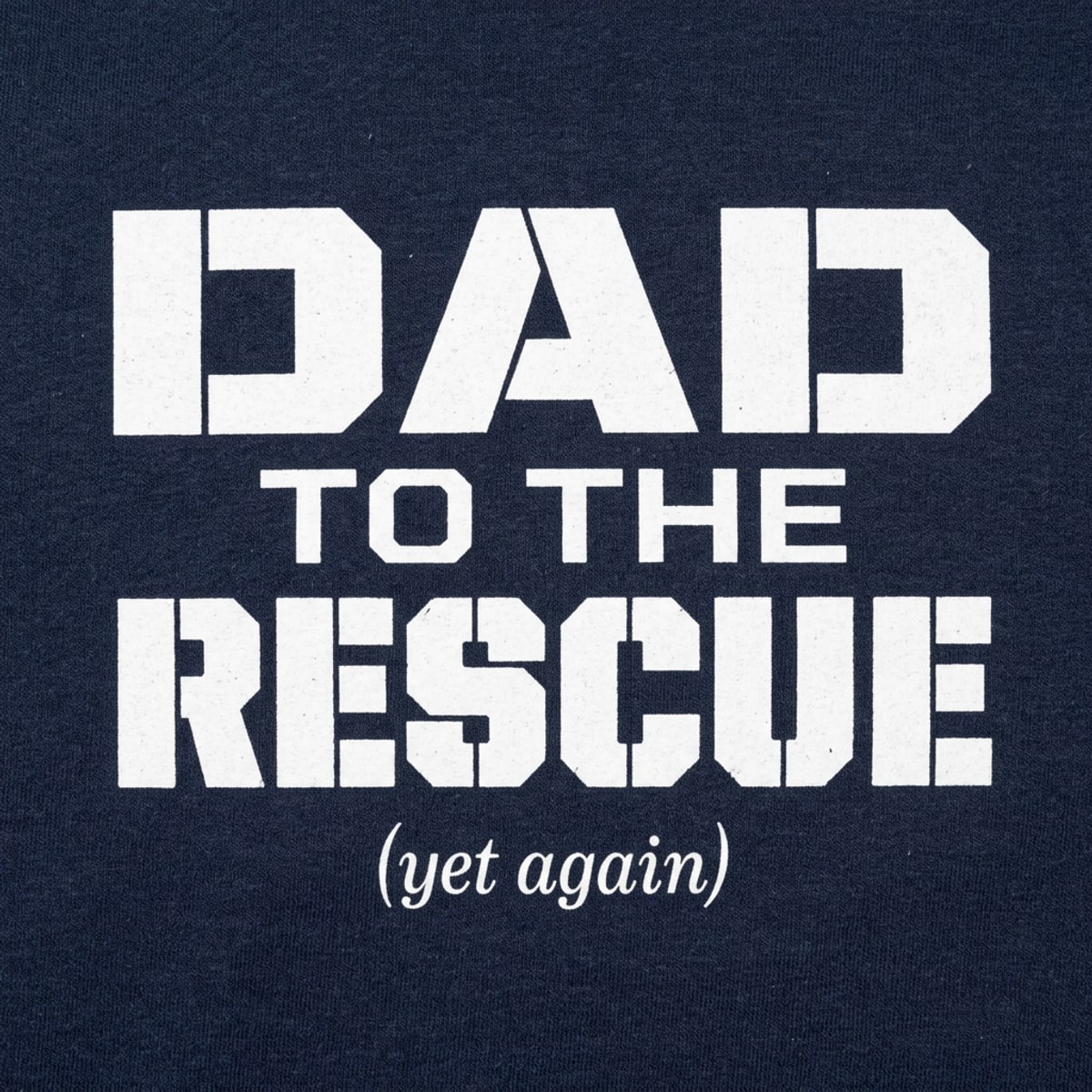 Dad To The Rescue Superhero Dad Design detail