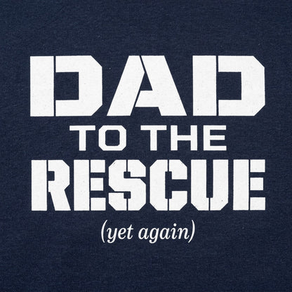 Dad To The Rescue Superhero Dad Design detail