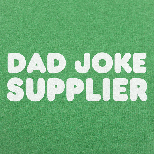 Dad Joke Supplier graphic Unisex Heavyweight T-Shirt in Kelly Green Heather