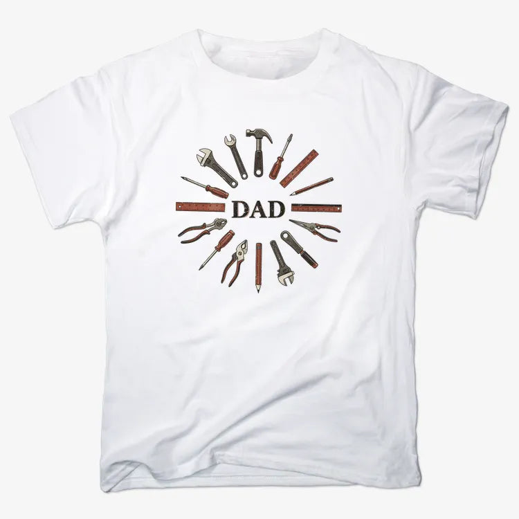 Dad's Toolbox of Love-Men's T-Shirt-White