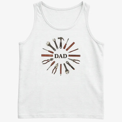 Dad's Toolbox of Love-Men's Tank Top-White
