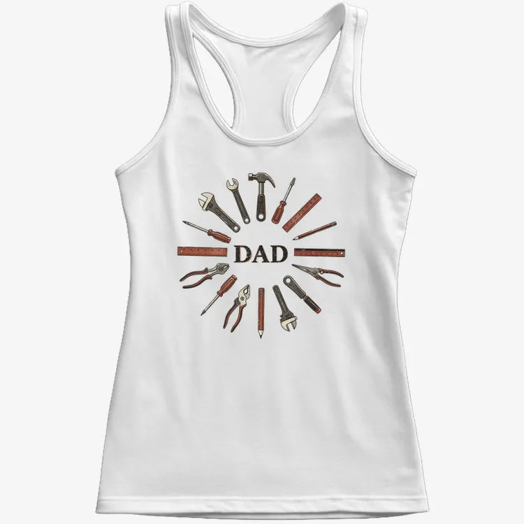 Dad's Toolbox of Love-Women's Tank Top-Snow