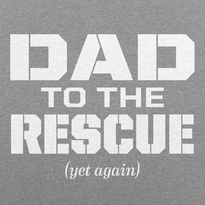 Dad To The Rescue Superhero Dad Design