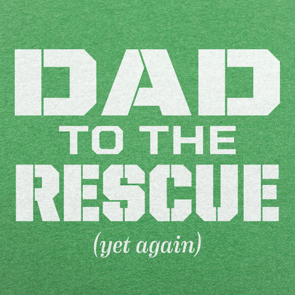 Dad To The Rescue Superhero Dad Design