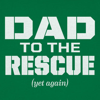 Dad To The Rescue Superhero Dad Design