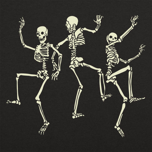 Dancing Skeletons Halloween Trio graphic tee design