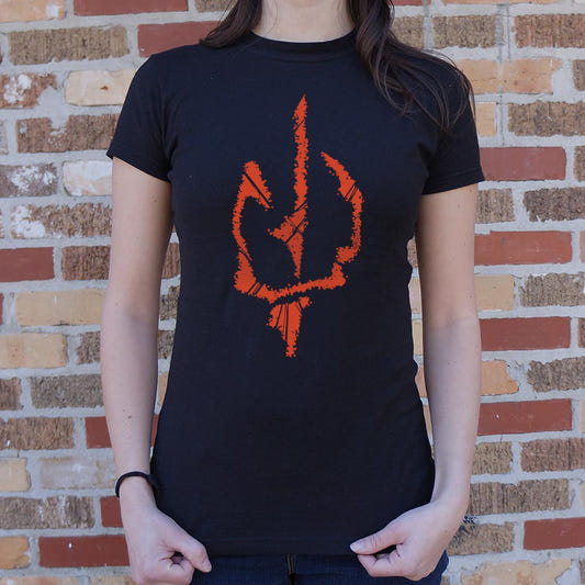 Dark Sigil Fantasy Design graphic Women's T-Shirt in Midnight