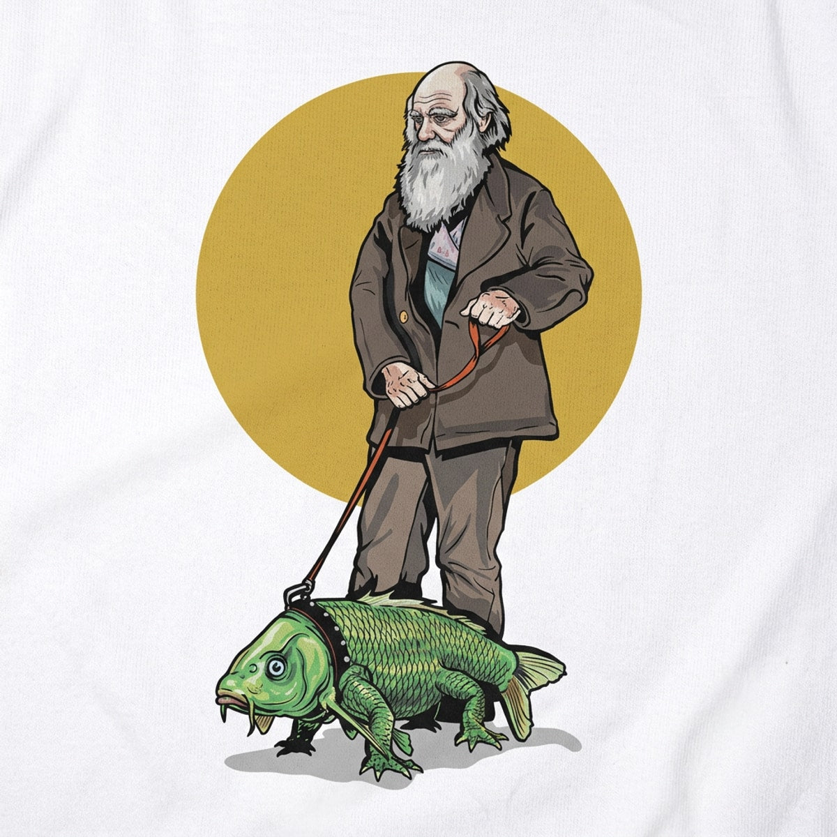 Darwin Walking a Fish Legged Evolution Creature detail