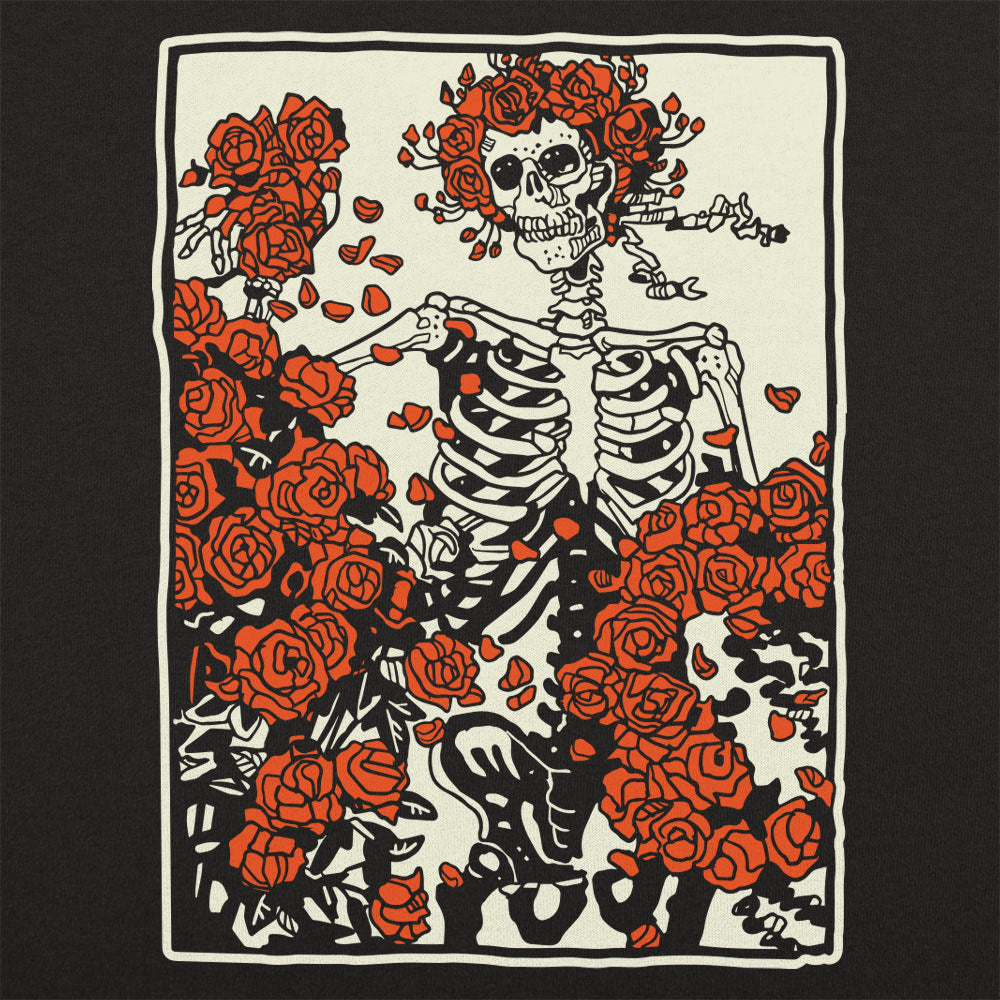 Dead and Roses Skeleton Retro Graphic – 6DollarShirts