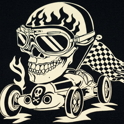 Death Race Skull Racer Graphic detail