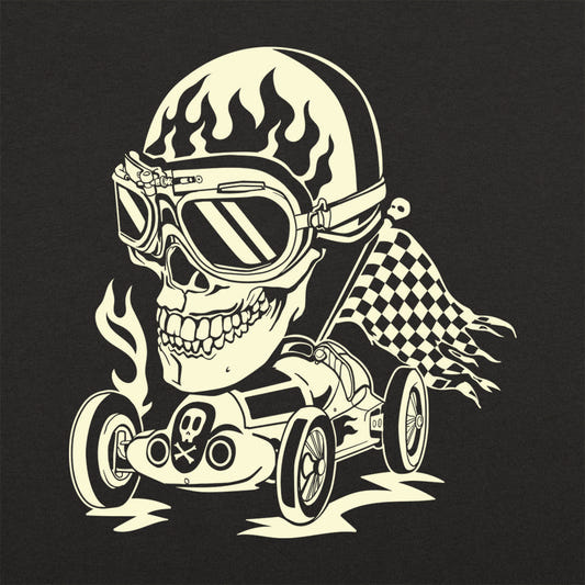 Death Race Skull Racer Graphic Women's T-Shirt in Midnight