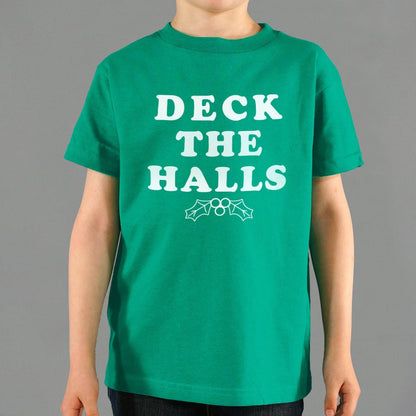 Deck The Halls Christmas Holly Graphic