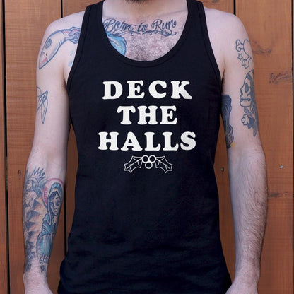 Deck The Halls Christmas Holly Graphic