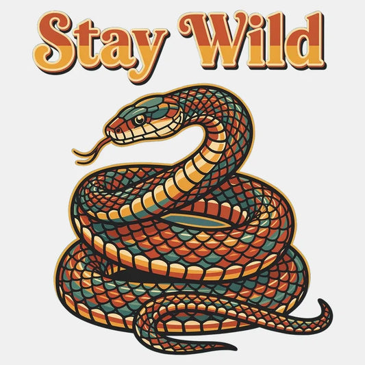 Stay Wild Snake Graphic Tee-Default-Thumbnail