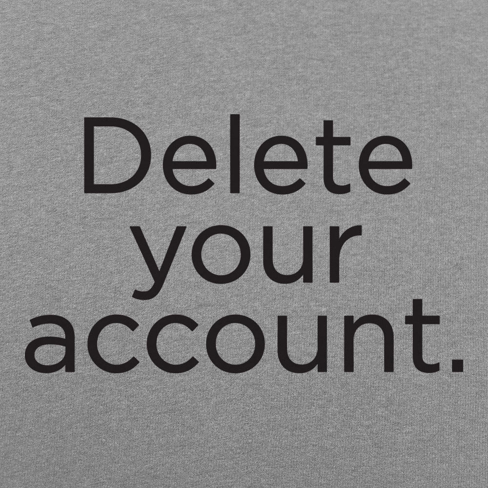 Delete Your Account