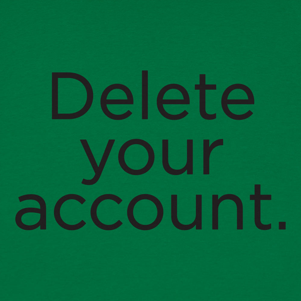 Delete Your Account