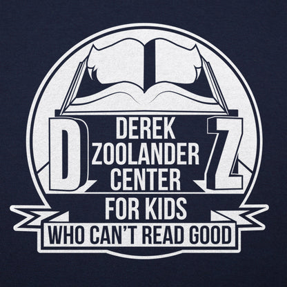 Derek Zoolander Center for Kids Who Can't Read Good graphic Unisex Heavyweight T-Shirt in Navy Blue