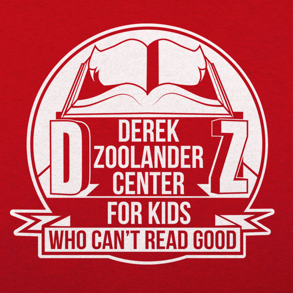Derek Zoolander Center for Kids Who Can't Read Good graphic Unisex Heavyweight T-Shirt in Red