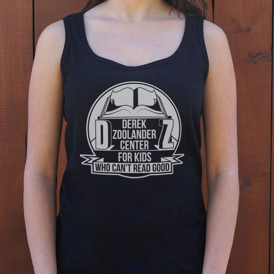 Derek Zoolander Center for Kids Who Can't Read Good graphic Women's Tank Top in Midnight