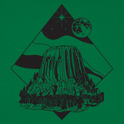Devil's Tower Retro Graphic