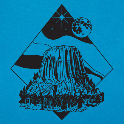 Devil's Tower Retro Graphic