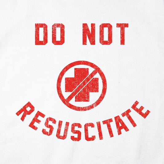 Do Not Resuscitate Medical Warning Symbol detail