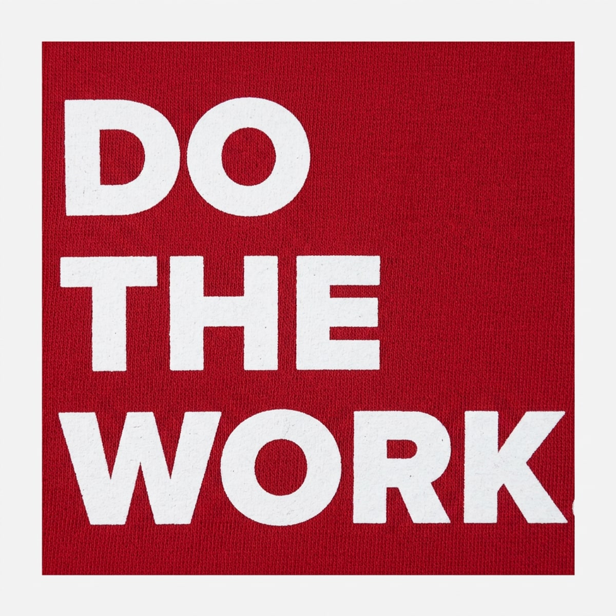 Do The Work Motivational Text Design detail