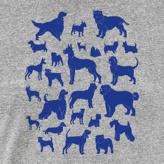 Dog Chart Breed Silhouettes detail