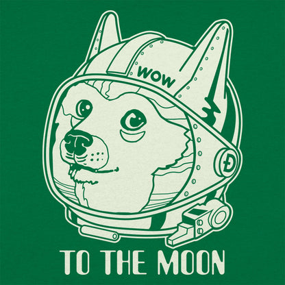 Doge to the Moon Shiba Inu Astronaut Dogecoin Meme