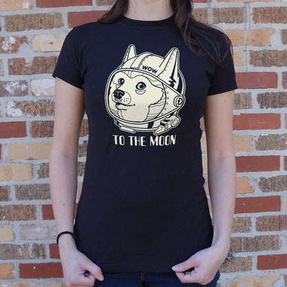 Doge to the Moon Shiba Inu Astronaut Dogecoin Meme