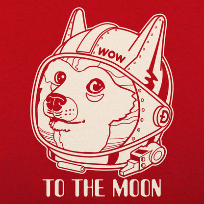 Doge to the Moon Shiba Inu Astronaut Dogecoin Meme