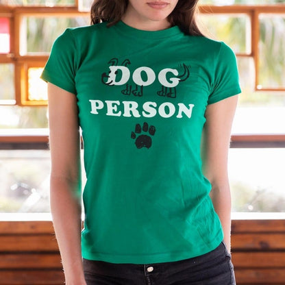 Dog Person with Hand Drawn Dog and Paw Print
