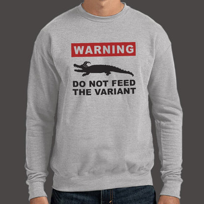 Do Not Feed the Variant Alligator Warning Sign