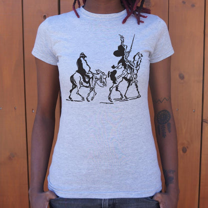 Don Quixote and Sancho Panza on Horseback