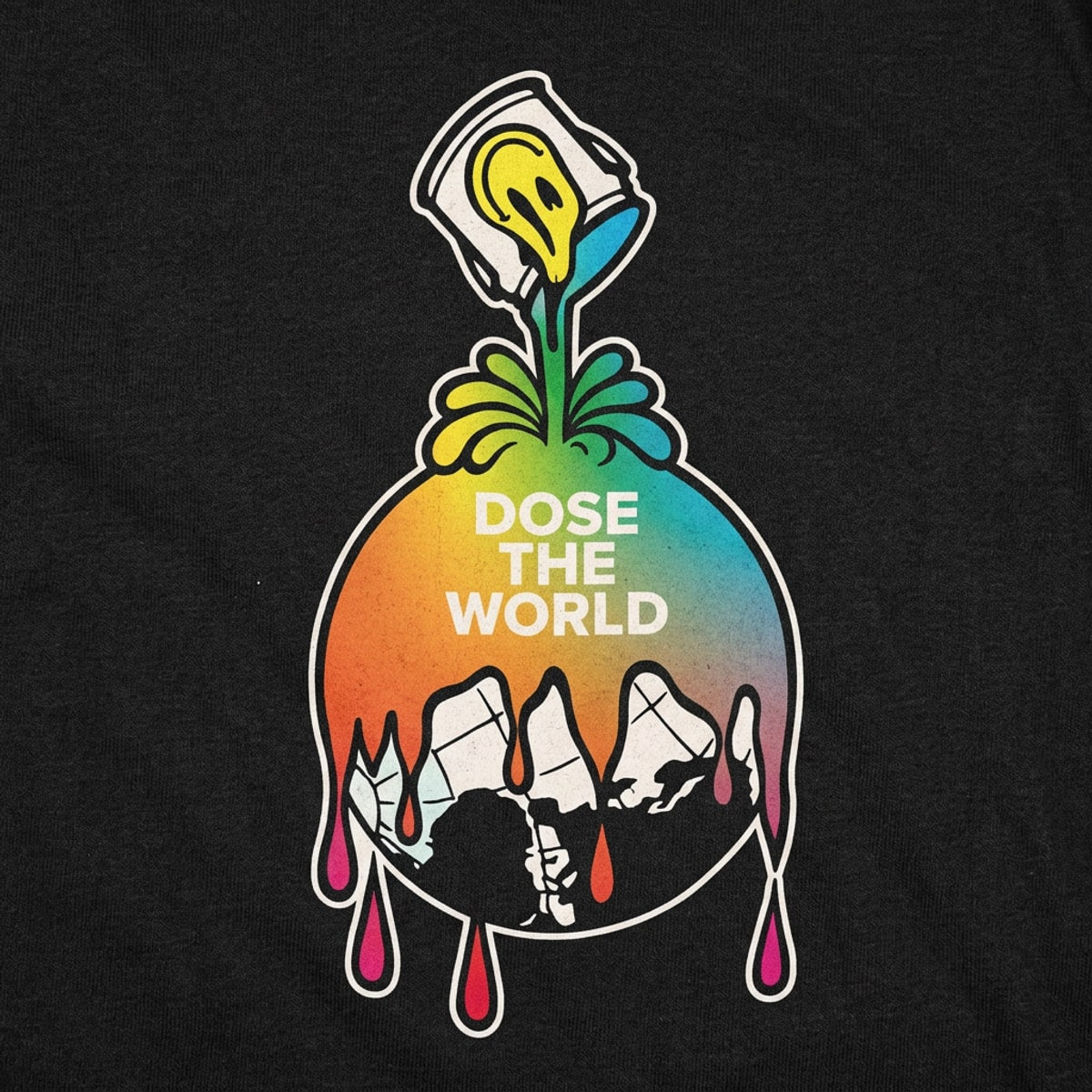 Dose The World Parody Graphic Full Color detail