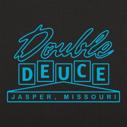 Double Deuce Jasper Missouri Roadhouse Bar Sign graphic tee design